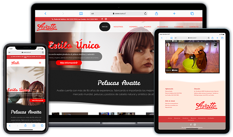 Sitios Web de PortalesdeNegocios.com Avatte