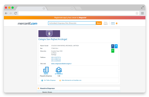 Ficha de Empresa mercantil.com