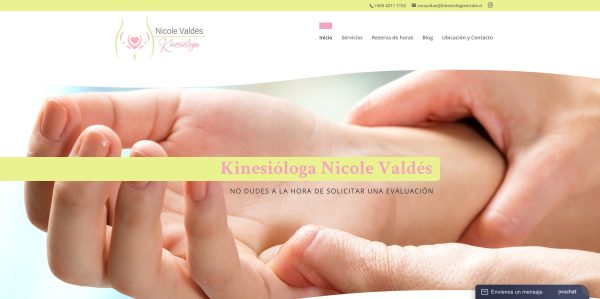 Kinesióloga Nicole Valdés